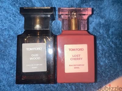 عطر 15mlTom ford oud wood و Tom ford lost cherry 15 ml