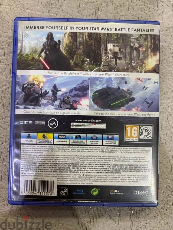 Starwars Battel Front PS4 بعلبتها 1