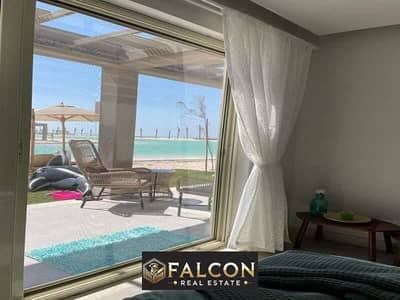 With a down payment of only 480 thousand ((ready for housing and viewing now)) a fully finished sea view apartment in the Latin Quarter, New Alamein,