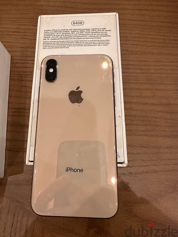 iPhone XS 64 GB GOLD with box and original charger 1