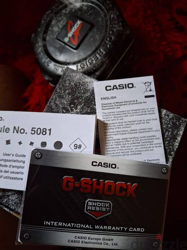 ساعة G-Shock اصلية GA-100-1A2ER وارد بيرطانيا 4