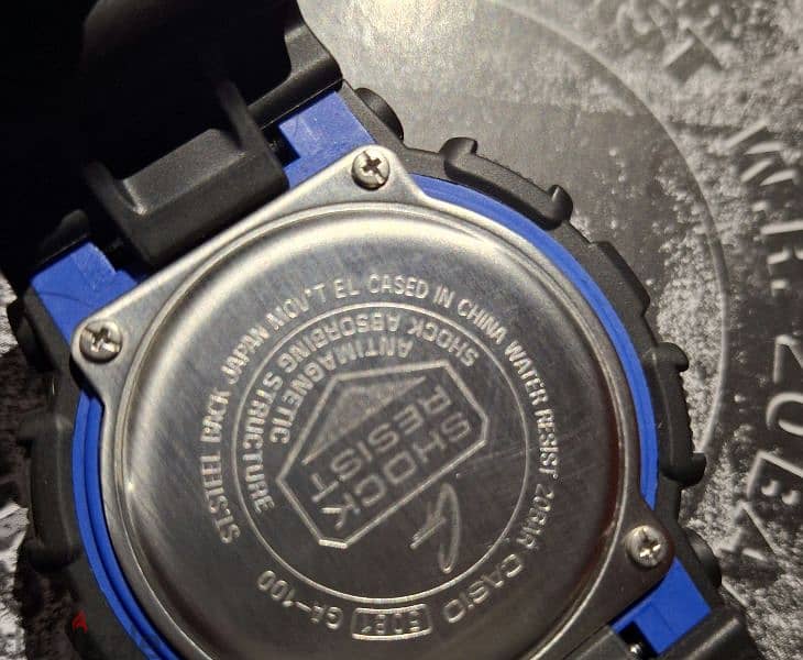 ساعة G-Shock اصلية GA-100-1A2ER وارد بيرطانيا 5