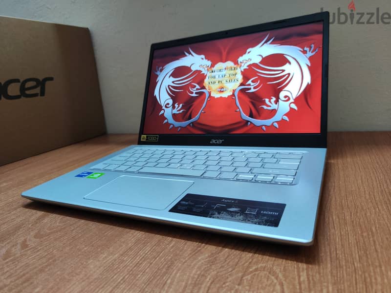 Acer Aspire 14 inch i5 1135G7 Nvidia Mx 350 11 جيل 8