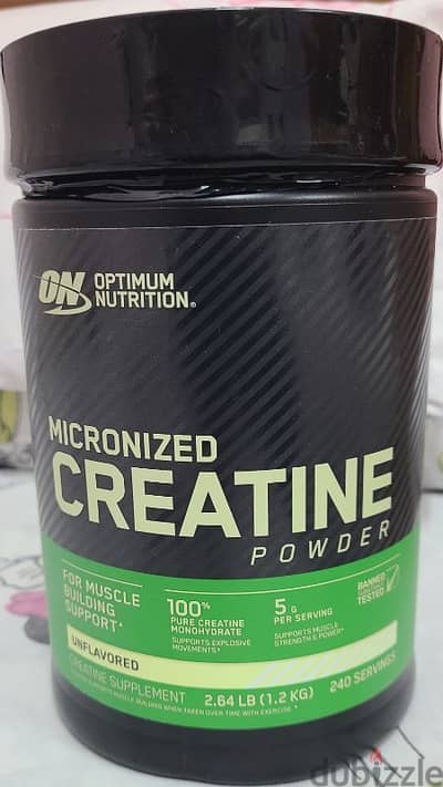 creatine optimum nutrition 240 serv