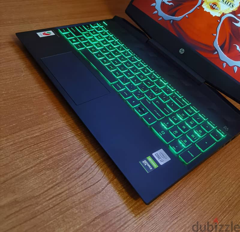 Hp Pavilion i7-10750H GTX 1650ti Gaming LapTop جيل عاشر 1