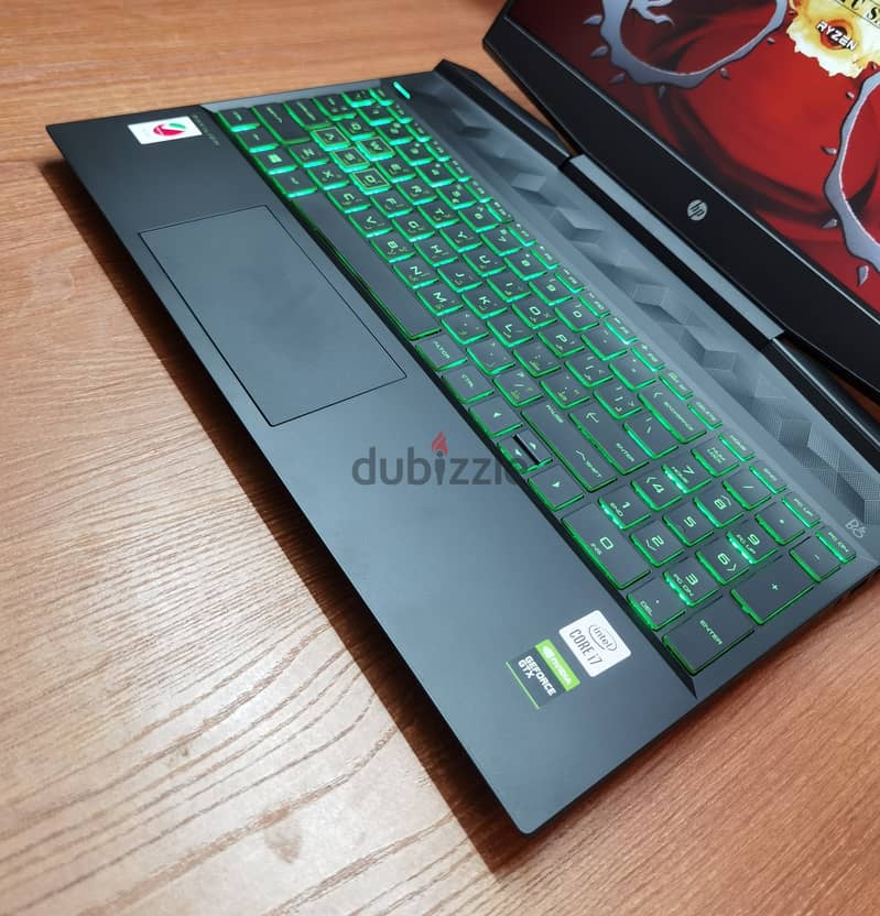 Hp Pavilion i7-10750H GTX 1650ti Gaming LapTop جيل عاشر 10