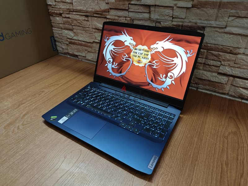 Lenovo ideapad i7-10750H GTX 1650 Gaming LapTop جيل عاشر 0