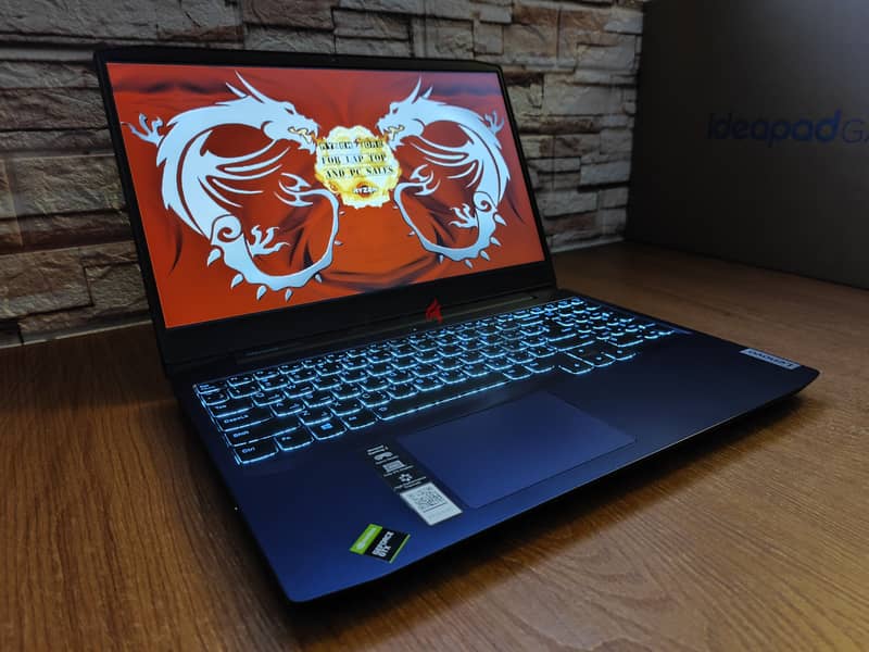 Lenovo ideapad i7-10750H GTX 1650 Gaming LapTop جيل عاشر 3