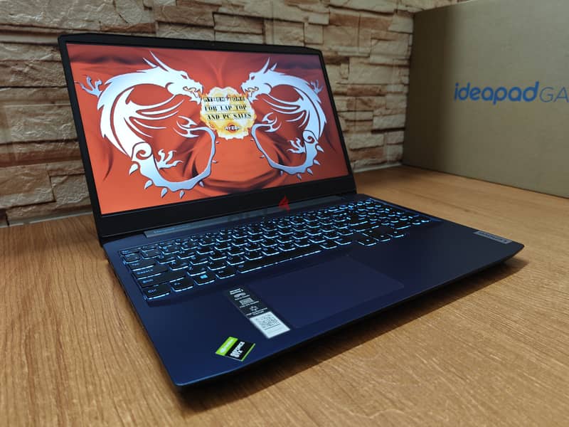 Lenovo ideapad i7-10750H GTX 1650 Gaming LapTop جيل عاشر 10