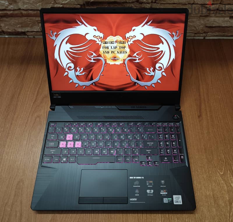 Asus Tuf i5-10300H GTX 1660ti Gaming Laptop جيل عاشر 4