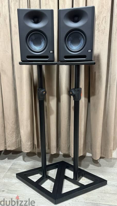 Presonus Eris E5XT Studio Monitors + Bespeco PN90FL Professional Stand 3