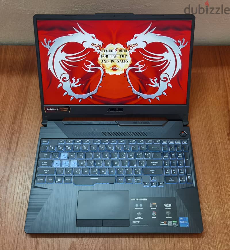 Asus Tuf Gaming RTX 3050ti intel i5-11400H gaming laptop 11 جيل 3