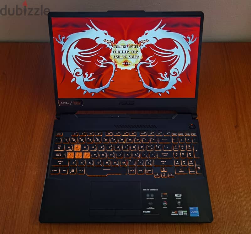 Asus Tuf Gaming RTX 3050ti intel i5-11400H gaming laptop 11 جيل 8