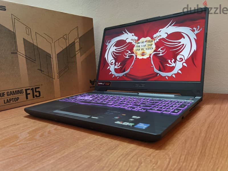 Asus Tuf Gaming RTX 3050ti intel i5-11400H gaming laptop 11 جيل 10