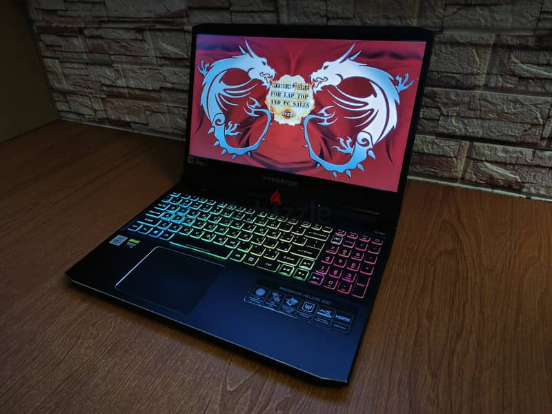 Acer Predator i7 10750H RTX 2060 6GB Gaming Laptop شاشة 144 هرتز 10