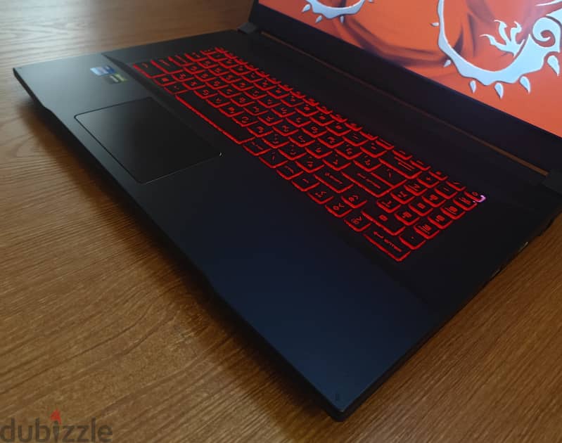 Msi Katana i7-11800H RTX 3050ti gaming laptop 11 جيل 1