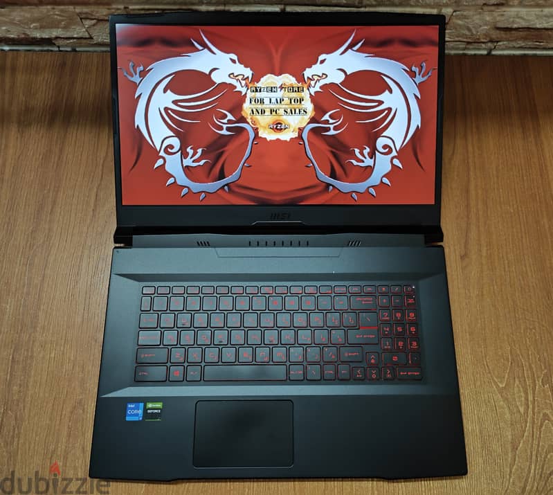 Msi Katana i7-11800H RTX 3050ti gaming laptop 11 جيل 4