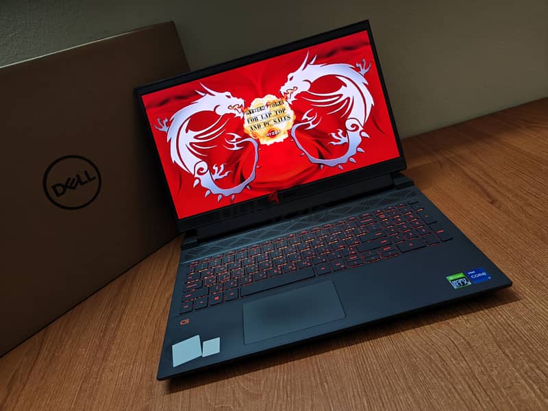 Dell G15 RTX 3060 6gb intel i7 11800H gaming laptop 11 جيل 2