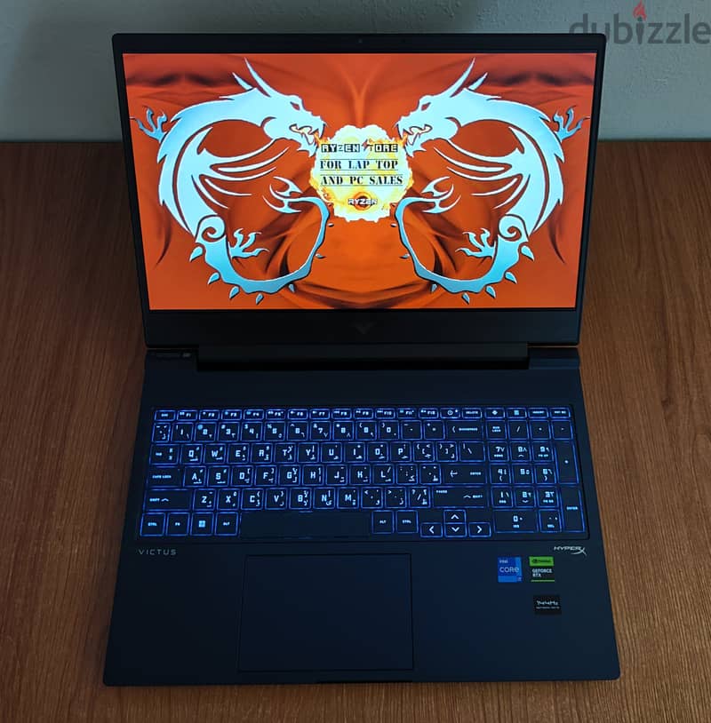 HP Victus RTX 4060 8gb i7 14700Hx gaming laptop 14 جيل 11