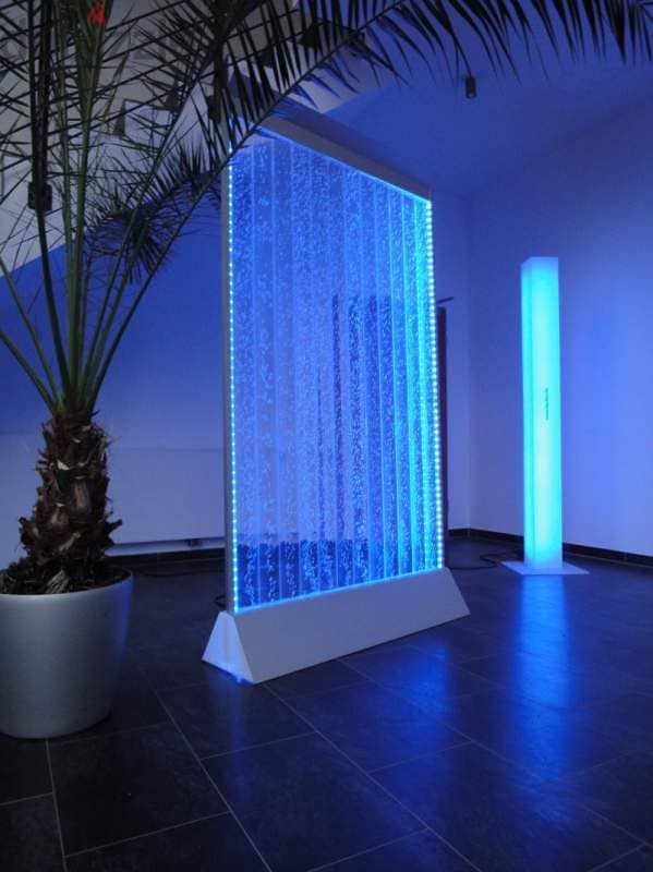 ستارة مائية اكريليك  بالرموت كنترول rgb،ثابتة,متحركة Water curtain 3