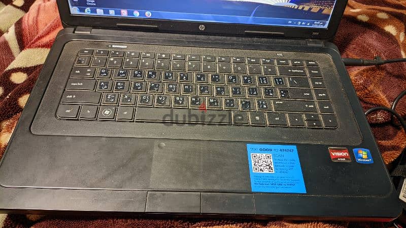 Hp notebook 2000 لاب توب 9