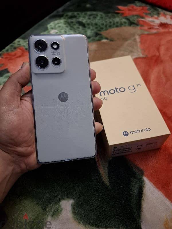 Motorola G75 5G 256/8GB جديد زيرو فتح كرتونة بالضمان المحلي 24 شهر 4