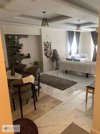 Empty apartment for rent with kitchen in The Square Sabbour in Fifth Settlement