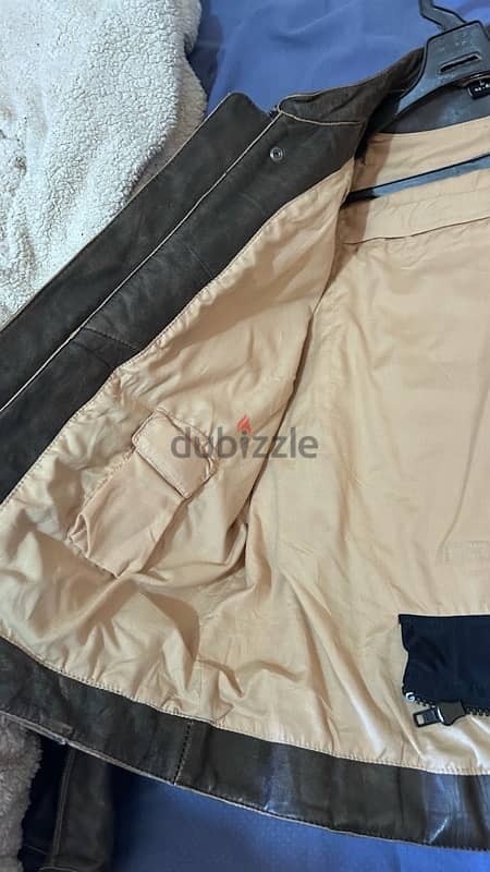 Bikers leather jacket used for sale جاكت جلد طبيعي للبيع 8