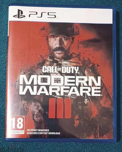 Call Of Duty : Modern Warfare III (3) PS5 إستعمال شخصي خفيف كأنه جديد