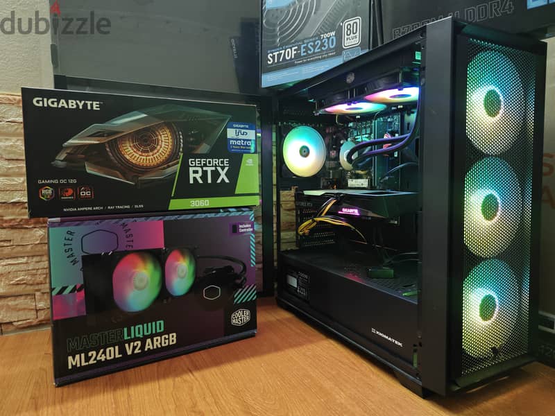 Gaming Pc Intel® Core™ i7-14700K RTX 3060 14 جيل 3