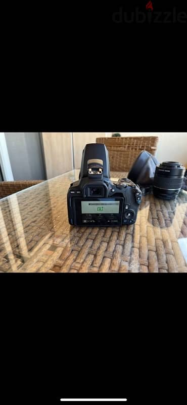 canon eos 250d +macro lens canon 100 mm ef+lens canon 18/55+bag+memory 3