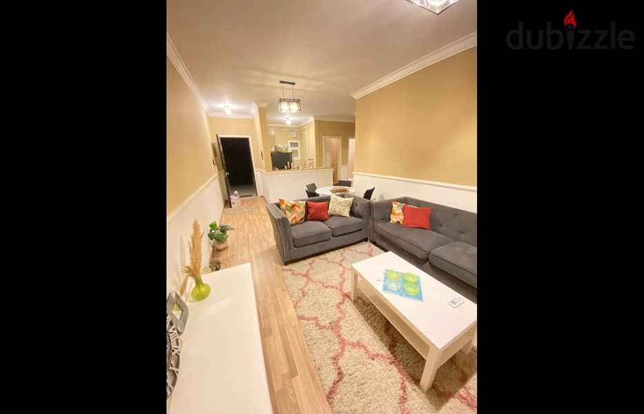 شقه للايجار مفروشه فرش راقي كمبوند ذا ادرس الشيخ زايد فيو حمام سباحه بسعر لقطه Apartment for rent, furnished with high-end furniture, The Address Comp 0