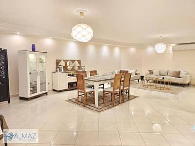 Basement in a furnished villa for rent in Al-Rehab, second phase group 8