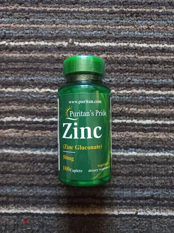 Puritan's Pride Zinc 50mg - 100 Tablets مكمل زنك 0