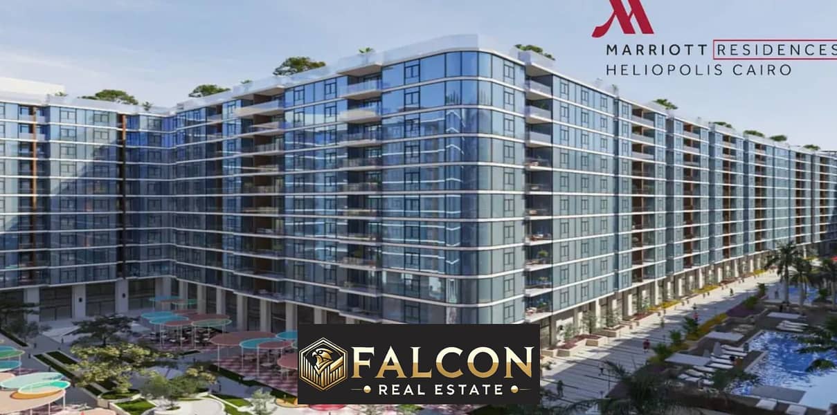 Own and invest in a luxury hotel apartment in the heart of Heliopolis - Marriott Residence, fully finished, in interest-free installments 0