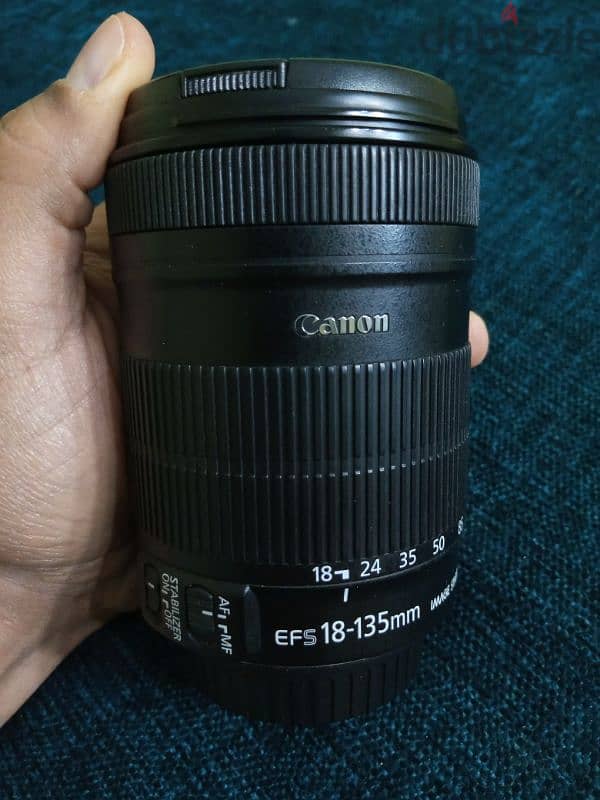 عدسة كانون ١٨-١٣٥ lens canon 18-135 is 0