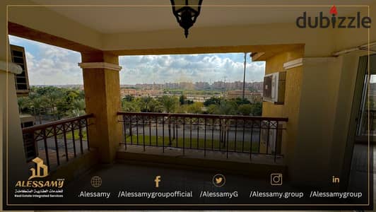 For rent in Madinaty - Apartment with an area of 327 sqm The largest available model with a direct view of the club. Located on a regular floor and in