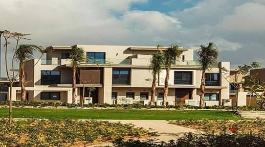 Fully finished villa directly in front of Sphinx Airport in The Estates residences by Sodic in installments