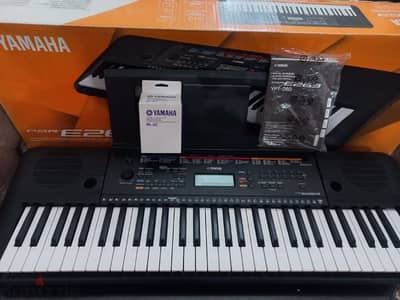 اورج yamaha psr263  بحالة الجديد بالكرتونة وكل مشتملاته استخدام تجربة