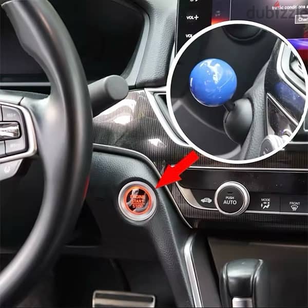 Car Push To Start Button                  اداة لتدوير المحرك 3