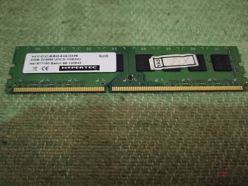 رامه 4جيجا ddr3.     بحاله ممتازه 1