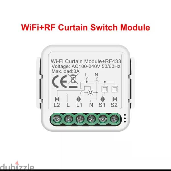 TUYA WIFI Curtain Switch + Remote 2