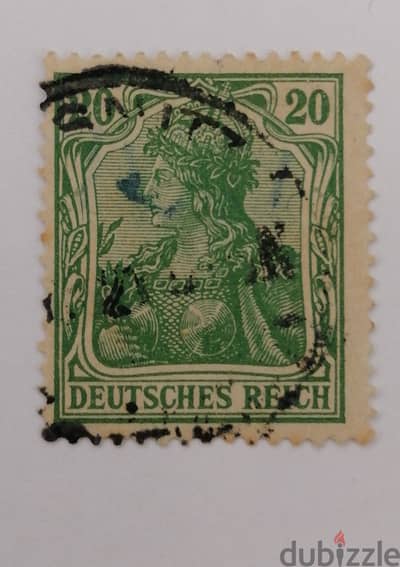 German stamp   Issued on:  1920-10-02