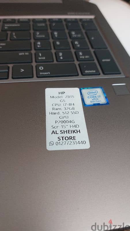 وحش الشغل HP ZBOOK G5اعلي كولتي شاشه 4k vga Nvidia p2000 7