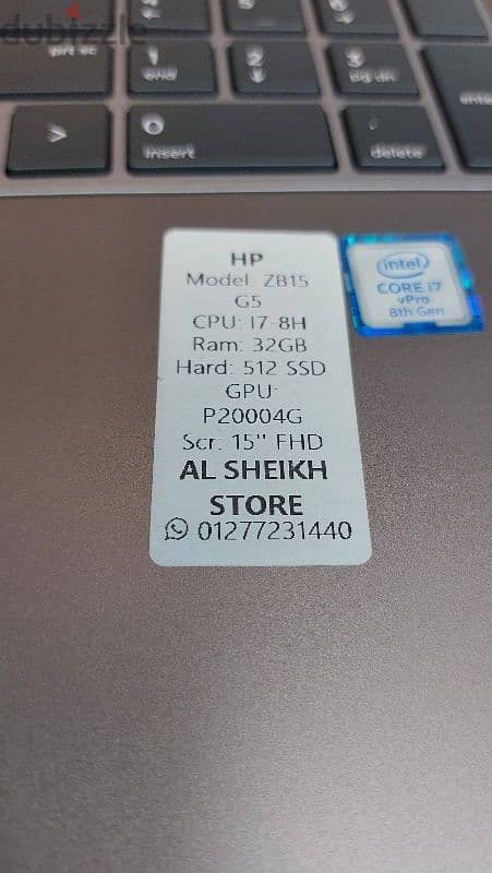 وحش الشغل HP ZBOOK G5اعلي كولتي شاشه 4k vga Nvidia p2000 8