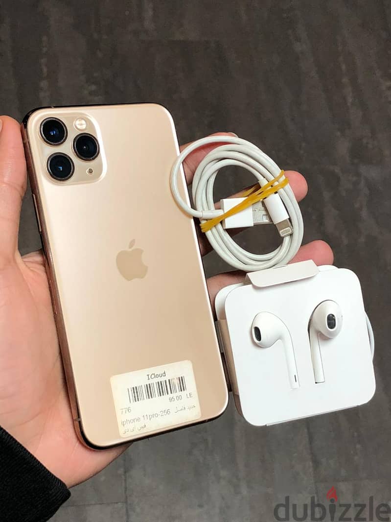 للبيع iphone 11 pro 256GB مستعمل معفي من الضرايب وبضمان معتمد بطارية95 3