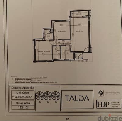 Apartment for sale in Talda HDP