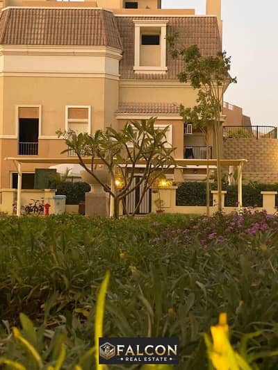 For sale, a 3-storey villa with a 42% discount on the first largest lake in New Cairo, on the Suez Road, in installments