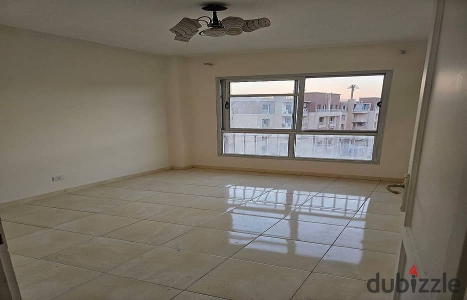 For rent in Madinaty, an apartment of 116 square meters, with a wide garden view, a distinguished location next to malls and the Craft Zone, company f 0