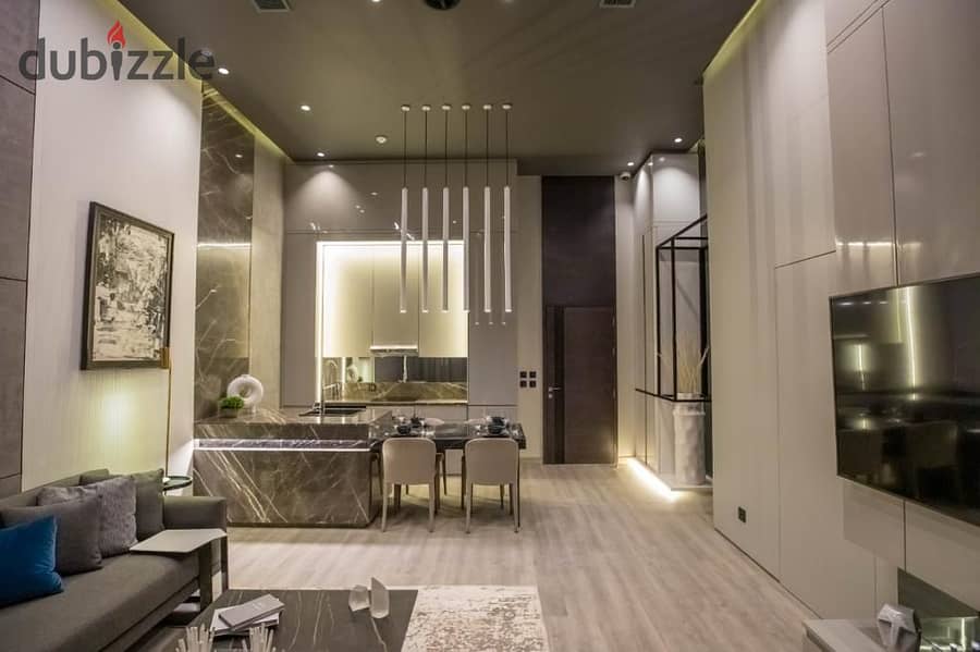 ستديو متشطب بالاجهزة في كمبوند واترواي التجمع الخامس Fully finished Studio for sale at Waterway New Cairo 0